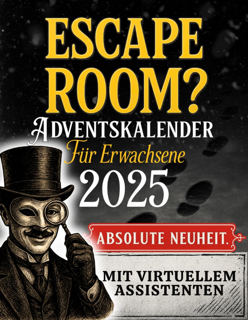 Escape Room Adventskalender für Erwachsene: Sammle Beweise, folge den Hinweisen und überführe den Täter vor Weihnachten. Ein interaktives Spiel zum Erleben mit der Familie, als Paar oder mit Freunden Lifestyle
