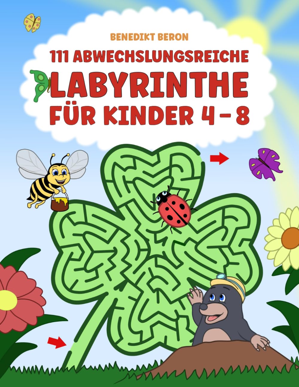 111 abwechslungsreiche Labyrinthe für Kinder 4–8: Ein kreatives Aktivitätsbuch für Spaß, Logik und Konzentration General education