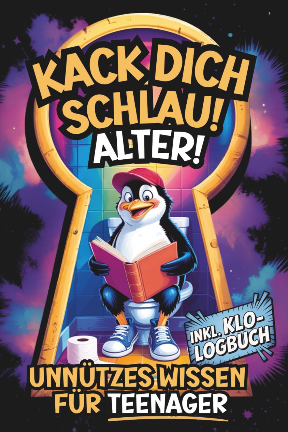 Kack dich schlau, Alter! Unnützes Wissen für Teenager: Witziges Klobuch mit verrückten Fakten zum Schmunzeln, Staunen und Weitererzählen – inkl. Klo-Logbuch, das lustige Geschenk für Teenager Jungen Humour & Satire