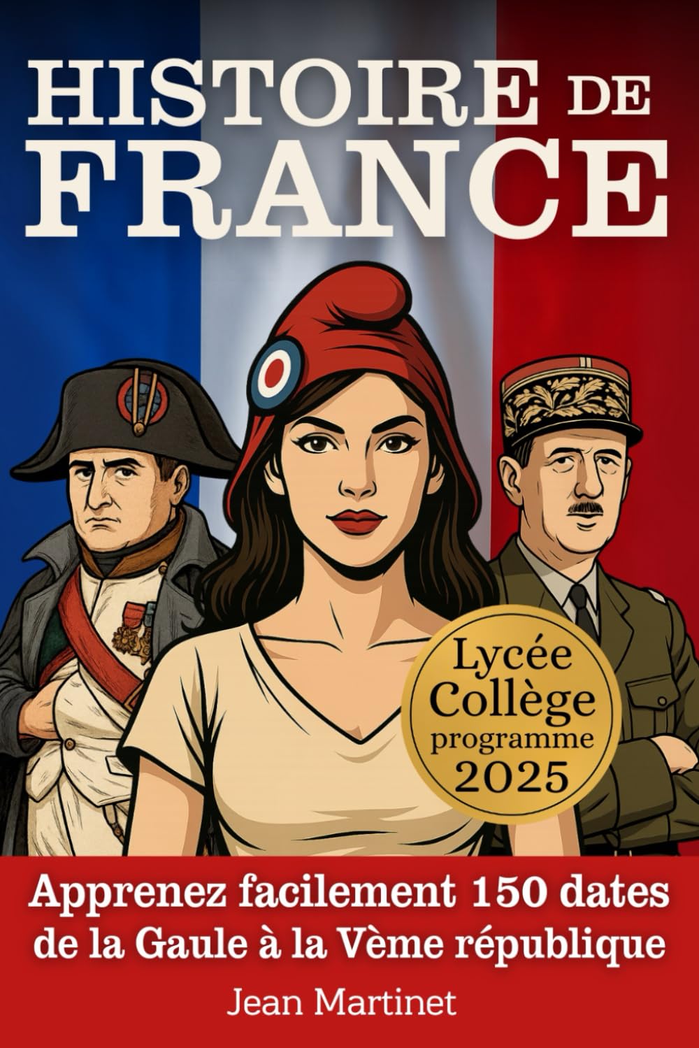 HISTOIRE DE FRANCE : Apprenez facilement les dates importantes de la Gaule à la Vème République: Livre en lien avec le programme Collège Lycée - Rois ... - Guerres mondiales - Histoire contemporaine book