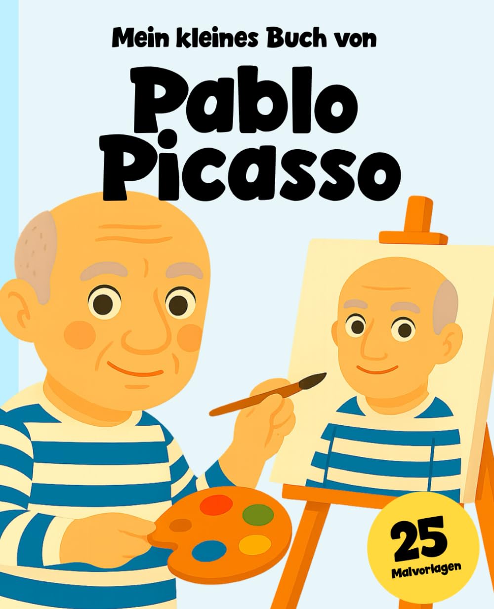Pablo Picasso: Die Geschichte eines Genies für Kinder: 25 Ausmalbilder von Pablo und seinen Werken! Tiptoi & Games