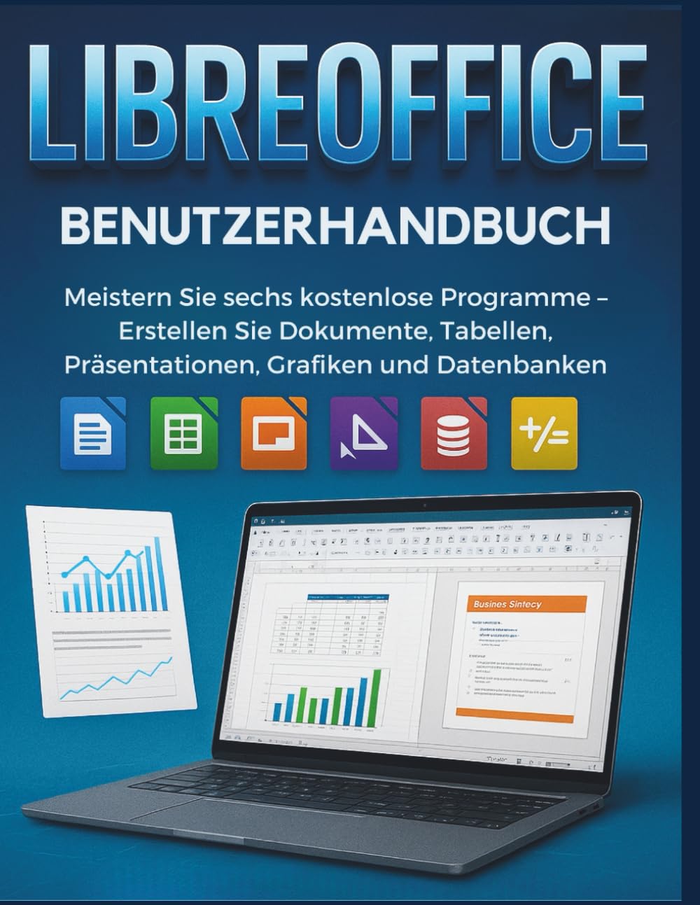 Libreoffice Benutzerhandbuch: Meistern Sie sechs kostenlose Programme – Erstellen Sie Dokumente, Tabellen, Präsentationen, Grafiken und Datenbanken Business, Finance & Career