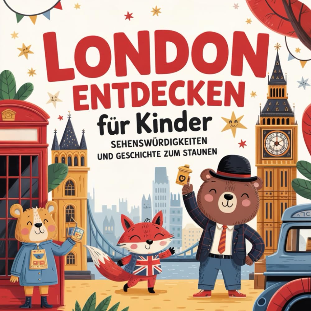 London entdecken für Kinder – Sehenswürdigkeiten und Geschichte zum Staunen: Magische Geschichten über Paläste, Brücken, Museen und königliche Traditionen – liebevoll erzählt für Kinder von 4–7 Jahren Non-fiction