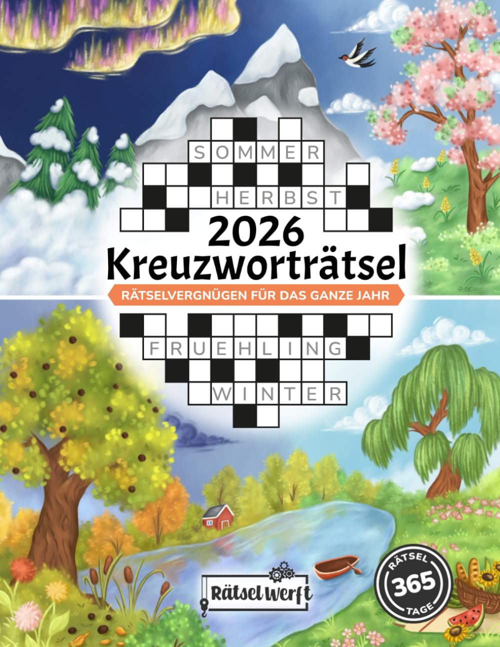 Kreuzworträtsel 2026: Das große Kreuzworträtselbuch für Erwachsene mit 365 Schwedenrätseln für ein ganzes Jahr Rätselvergnügen Leisure & Fun