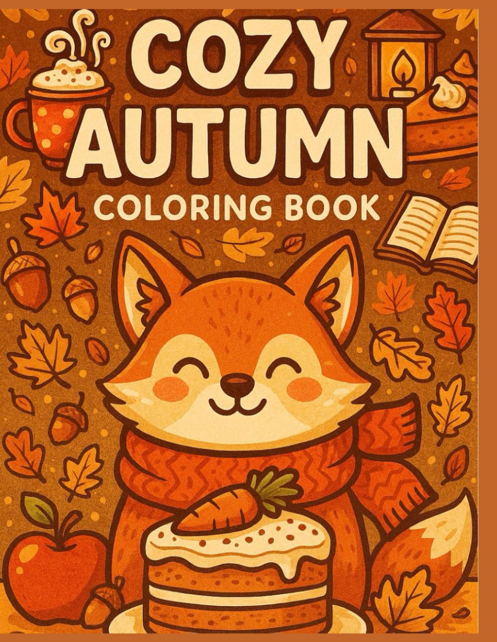 Cozy Autumn coloring book: Un monde à colorier où chaque page réchauffe le cœur book