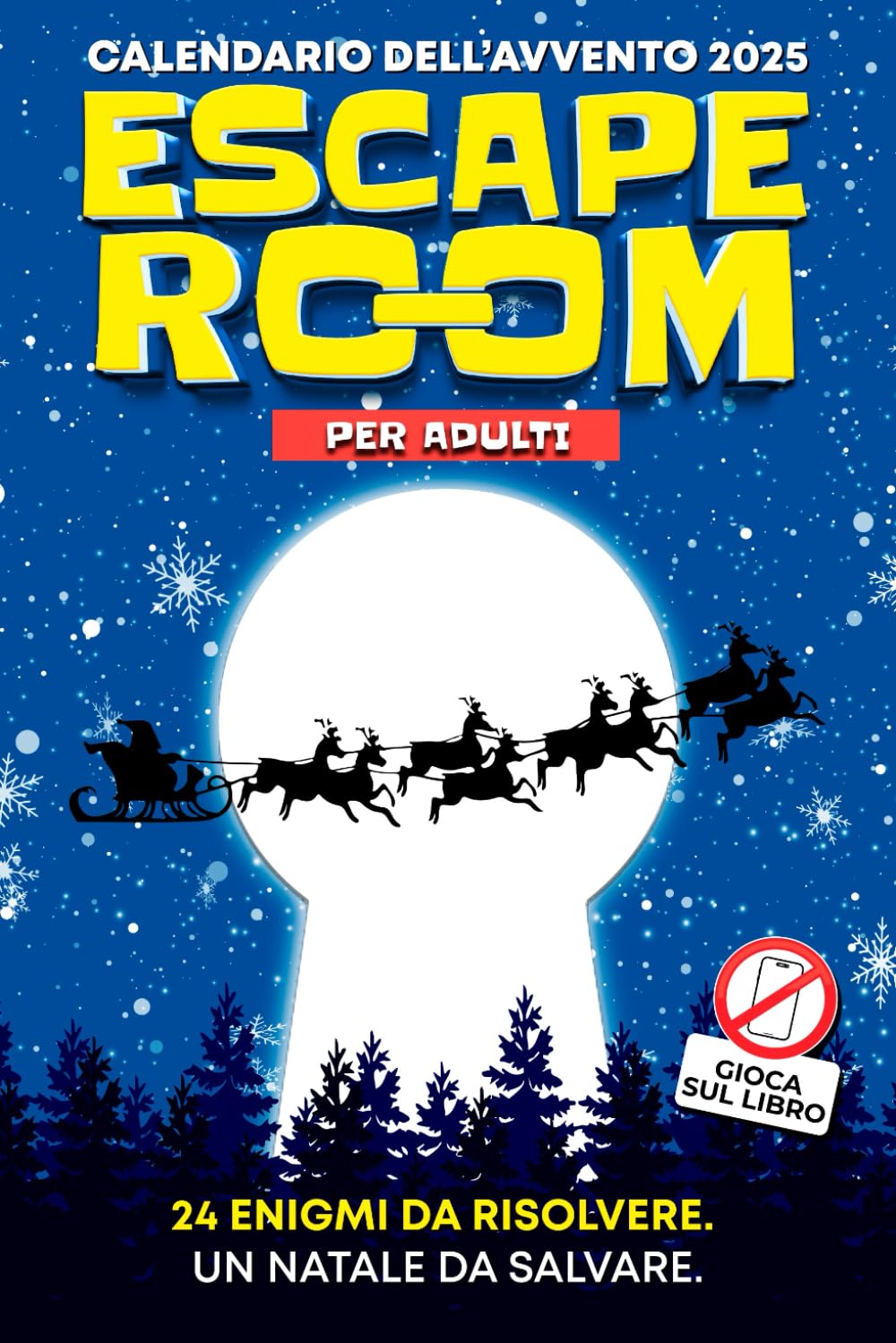 Calendario Avvento Escape Room: Libro calendario dell’avvento per adulti con 24 enigmi e rompicapi. Un’esperienza di gioco da vivere direttamente sulle pagine, senza app Ages 10 and up