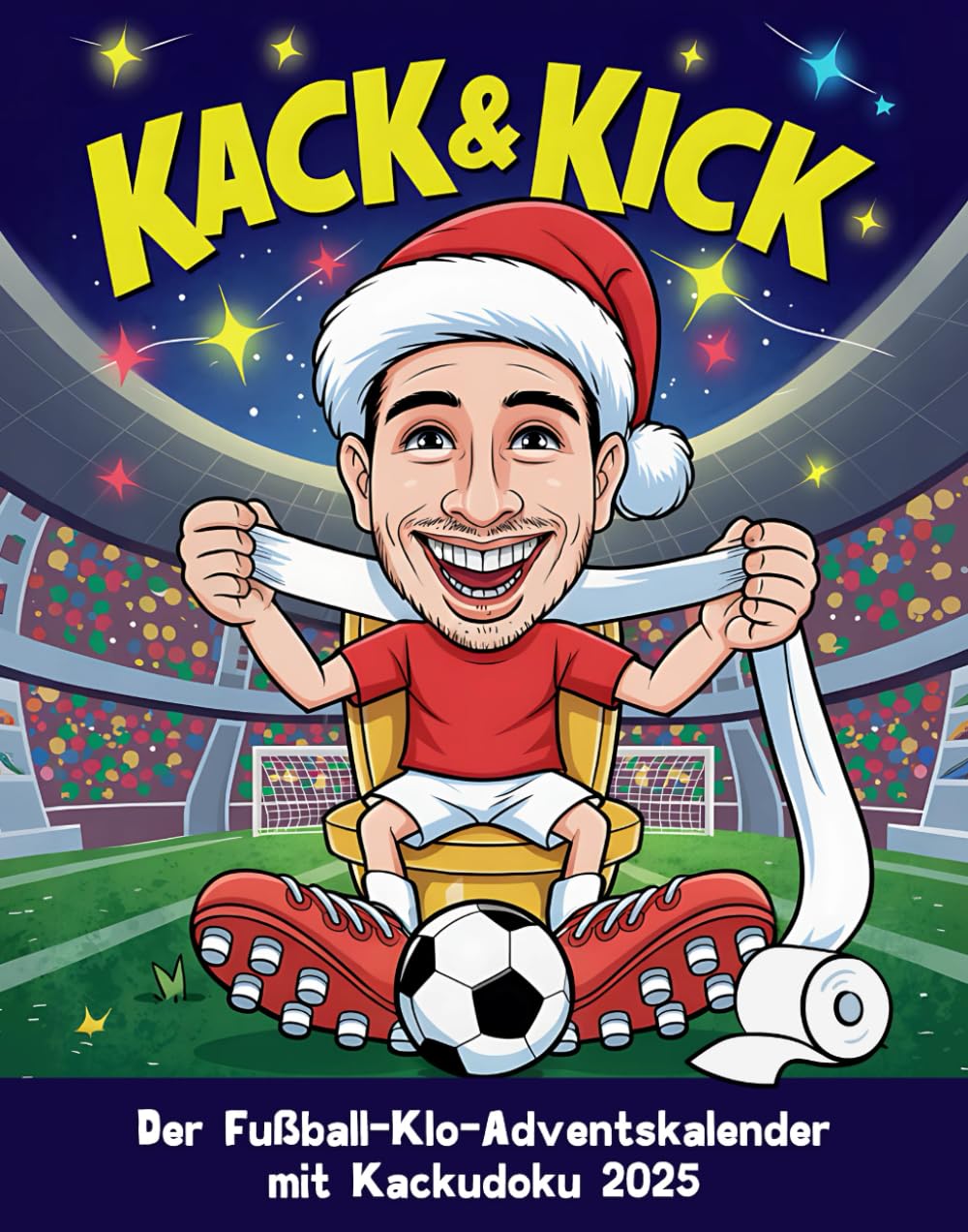 Kack & Kick – Der Fußball-Klo-Adventskalender mit Kackudoku 2025: 72 wahre Fußballgeschichten, 24 Kackudoku & witzige Quizfragen – das perfekte Männergeschenk fürs stille Örtchen Lifestyle