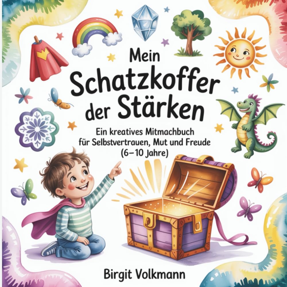 Mein Schatzkoffer der Stärken Ein kreatives Mitmachbuch für Selbstvertrauen, Mut und Freude (6–10 Jahre): Gefühle leben und Stärken erkennen. Kleine Geschichten und Mitmachseiten für Kinder Lifestyle