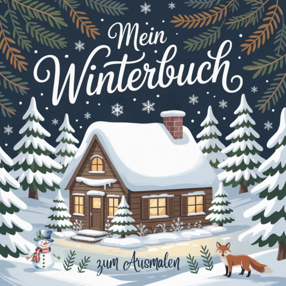 Mein Winterbuch zum Ausmalen: Malspaß für kleine Winterfans Non-fiction