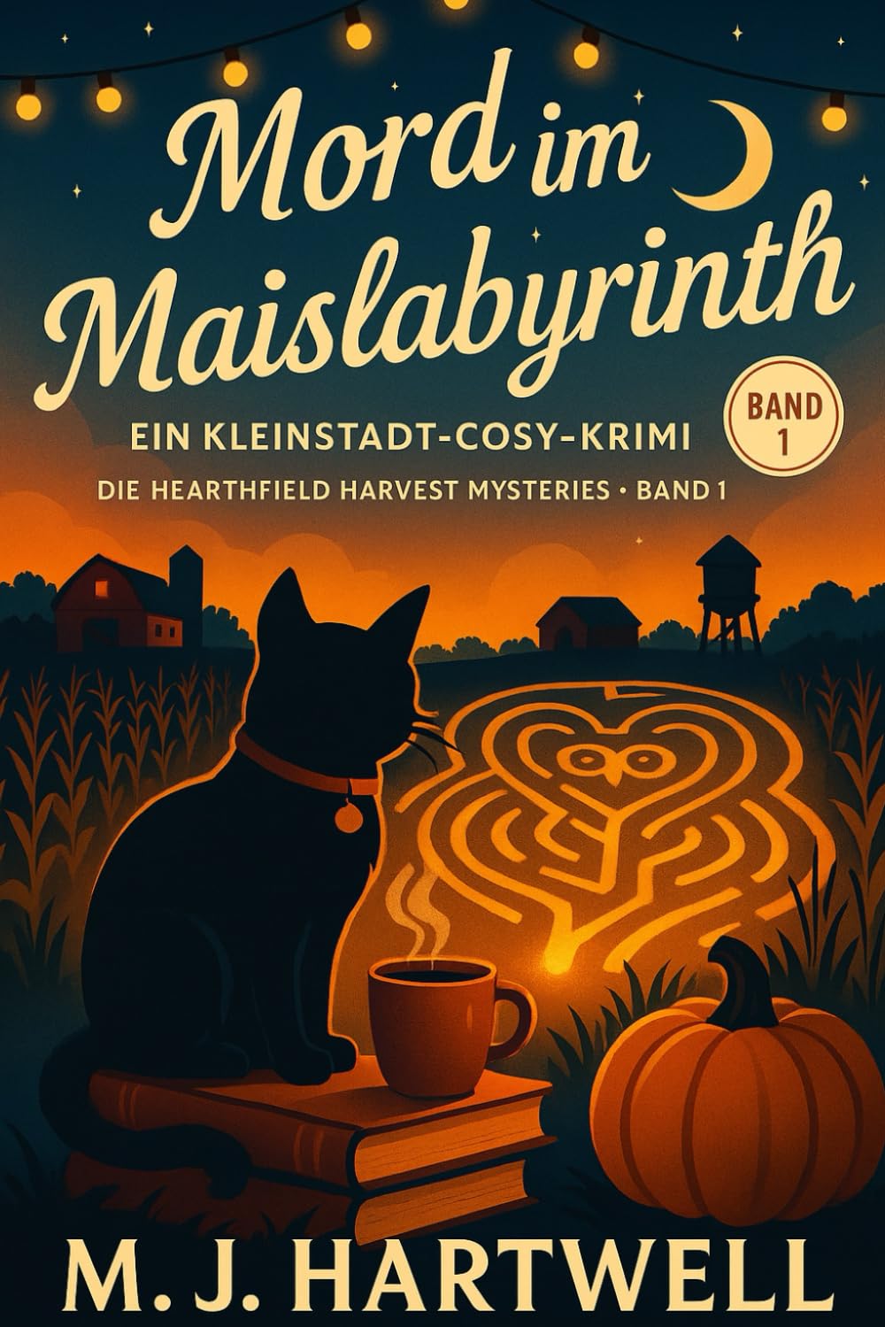 Mord im Maislabyrinth: Herbstlicher Cozy-Krimi in der Kleinstadt – eine Buchhändlerin und ihre Katze ermitteln zwischen Maislabyrinth, Erntefest und ... (Die Hearthfield Harvest Mysteries, Band 1) Cosy Mystery & Humour