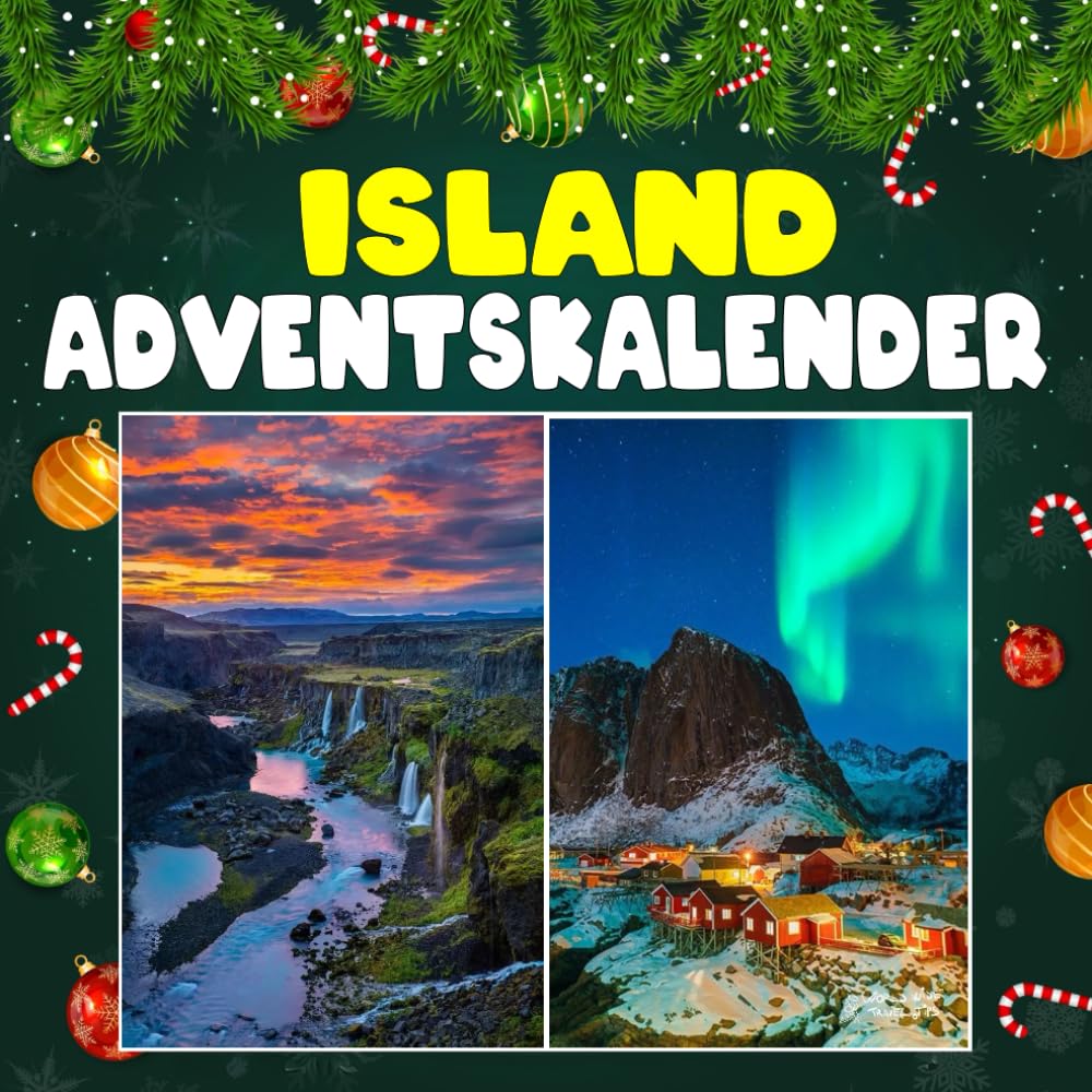 Island adventskalender: 24 täglich faszinierende Island-Fakten und spektakuläre Bilder Politics & Society Books
