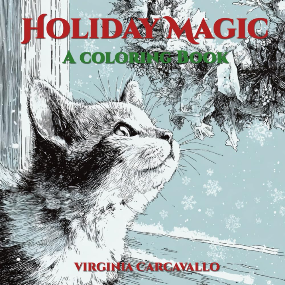 Holiday Magic: Volume 1: A Christmas Coloring Book (Holiday Magic – A Christmas Coloring Collection) Hobbies & Crafts