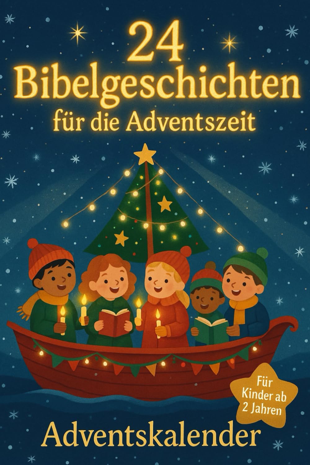 24 Bibelgeschichten für die Adventszeit – Adventskalender zum Vorlesen für Kinder ab 2 Jahren book