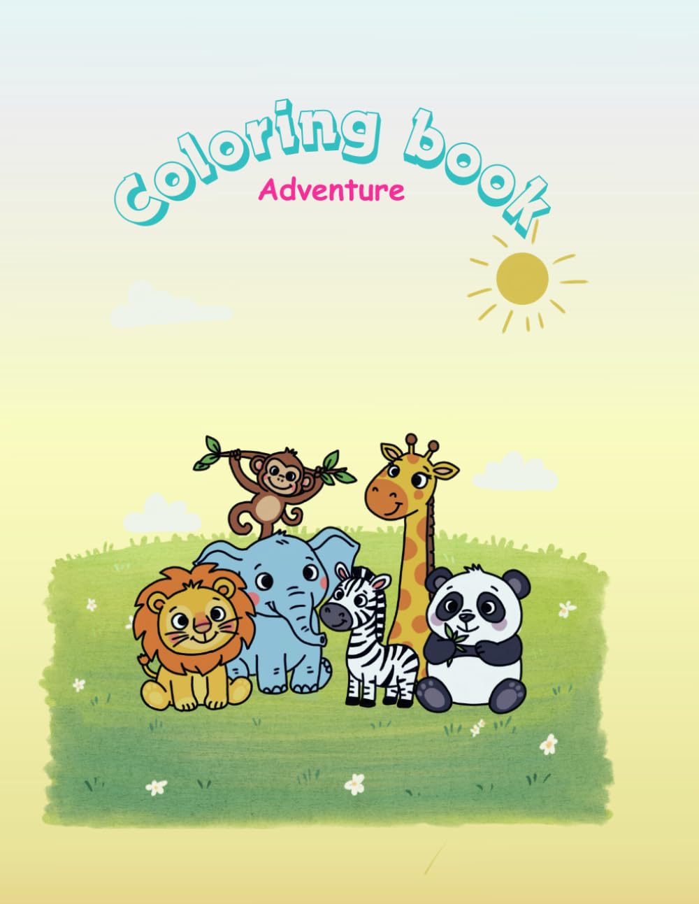 my animal coloring adventure book