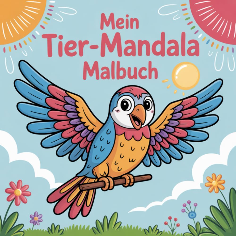 Mein Tier-Mandala Malbuch: 50 liebevolle Tiermotive für Kinder ab 6 Jahren: Kreativer Malspaß, Konzentration & Entspannung – tolles Geschenk für kleine Künstler Parents & Children