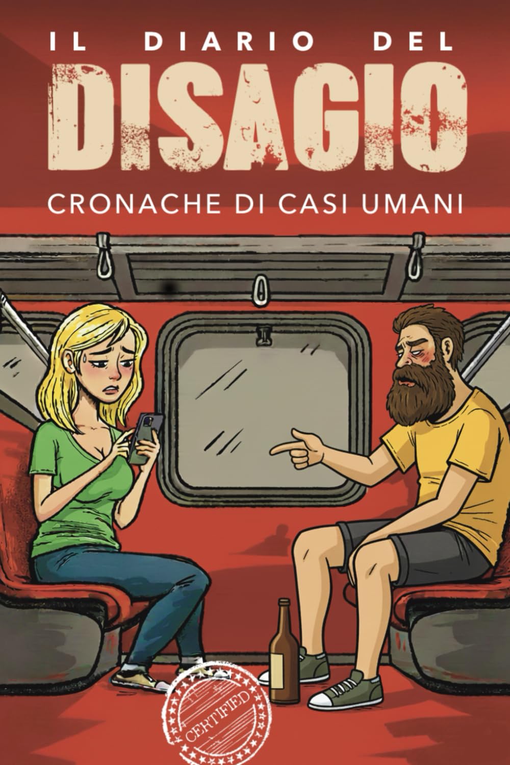 Il Diario del Disagio: Sfogati Raccontando Incontri, Figuracce, Casi Umani e Redflag / Idea per Regali Stupidi e Divertenti per Lui, Lei, Amica, ... Amici, Natale, Avvento, Secret Santa Cartoons