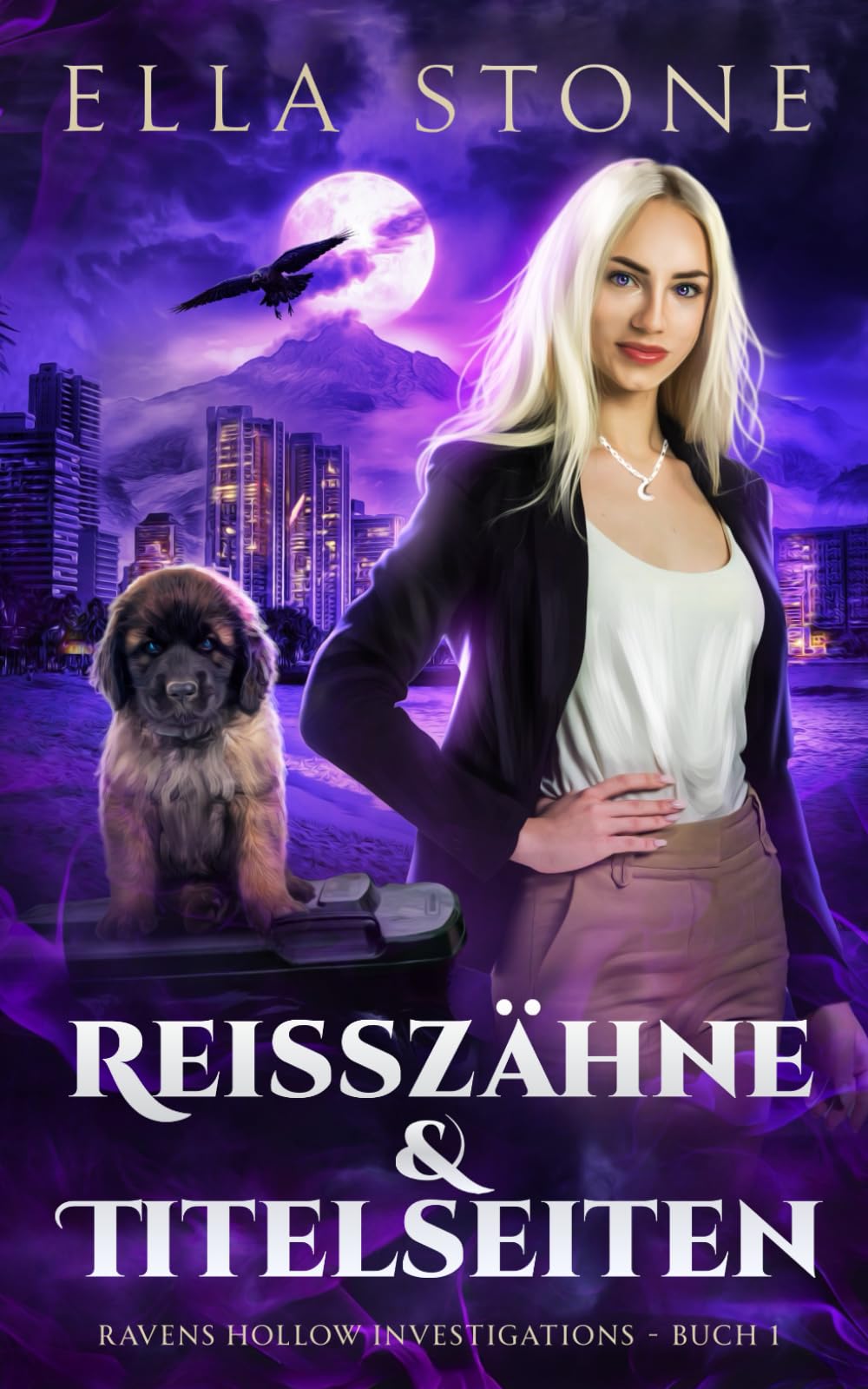Reißzähne und Titelseiten: Ein mitreißender, actiongeladener Urban-Fantasy-Roman (Ravens Hollow Investigations – Reihe, Band 1) Vampires & Bit-Lit