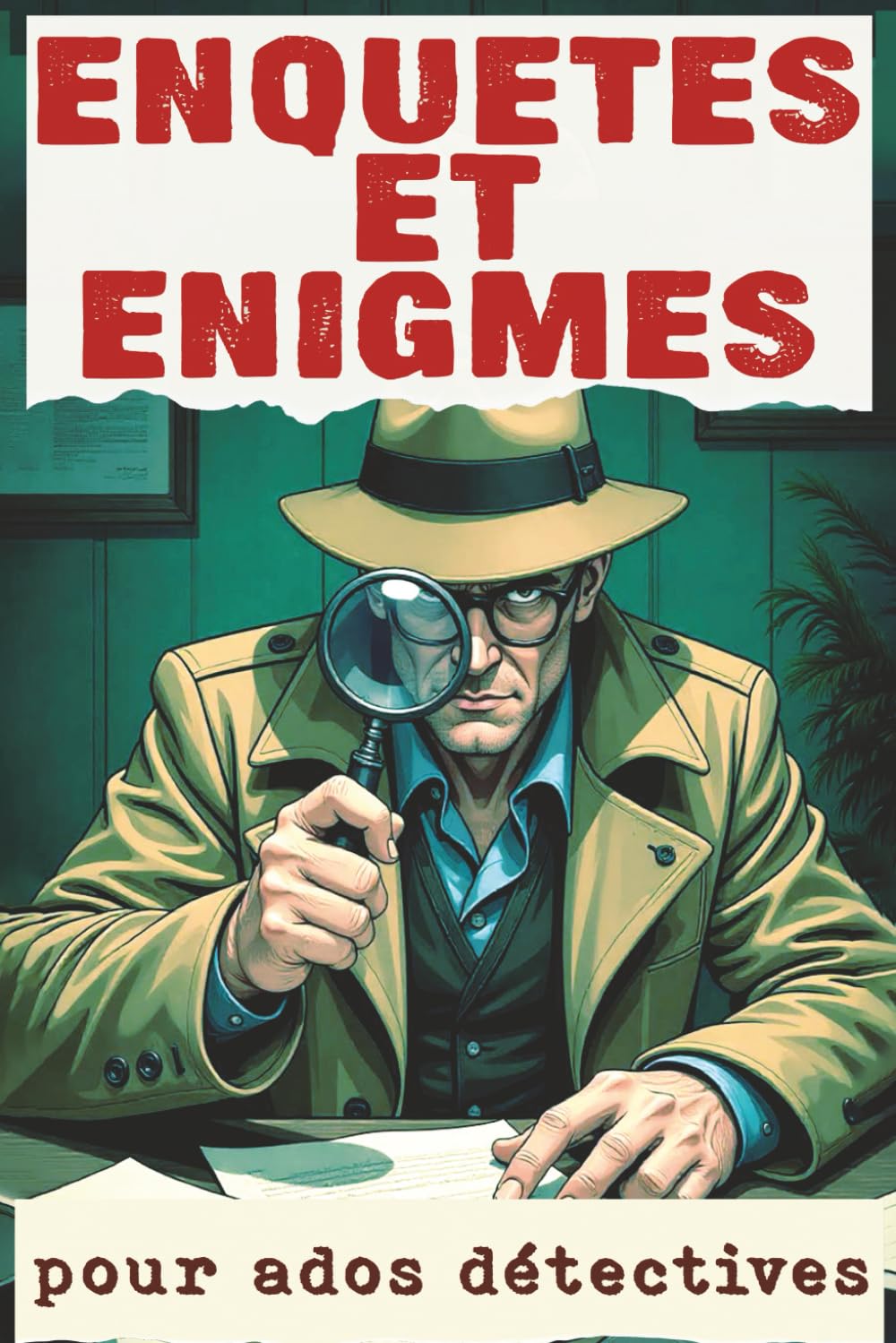 Enquêtes et Enigmes pour ados détective: 40 Affaires policières à résoudre | Mène ton enquête dans ce roman policier interactif rempli de casse-têtes et de jeux de logique | à partir de 14 ans book