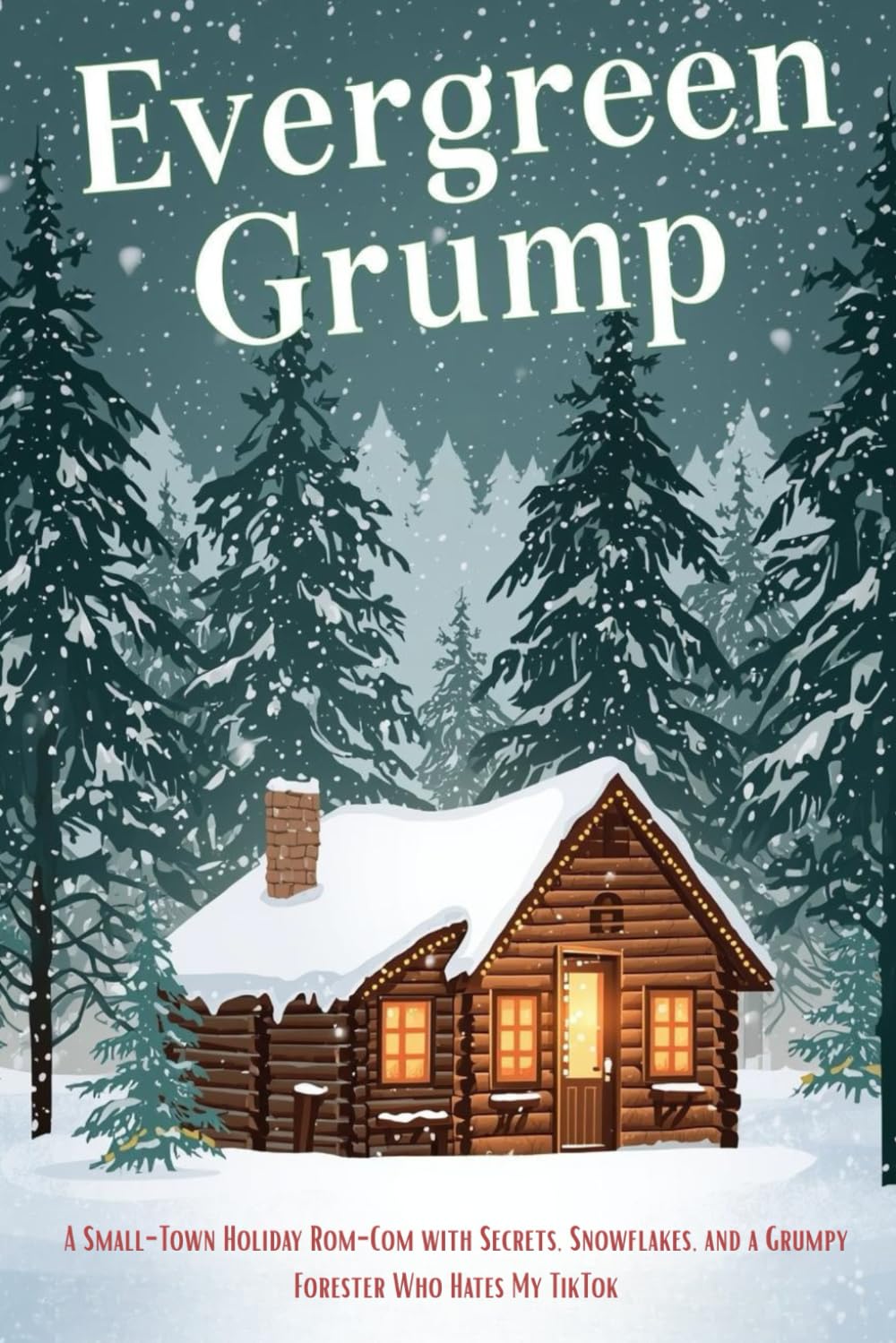Evergreen Grump: A Small-Town Holiday Rom-Com with Secrets, Snowflakes, and a Grumpy Forester Who Hates My TikTok book