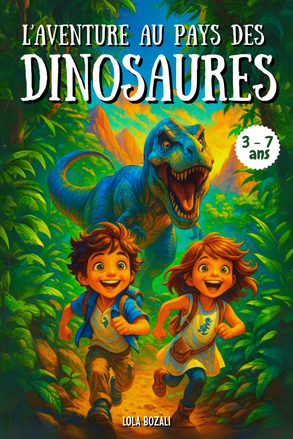 L’aventure au pays des dinosaures - un livre pour enfants de 3 à 7 ans : Un voyage magique avec Ambre et Léo: Une histoire du soir pleine d’aventure, ... et les garçons passionnés de dinos ! book