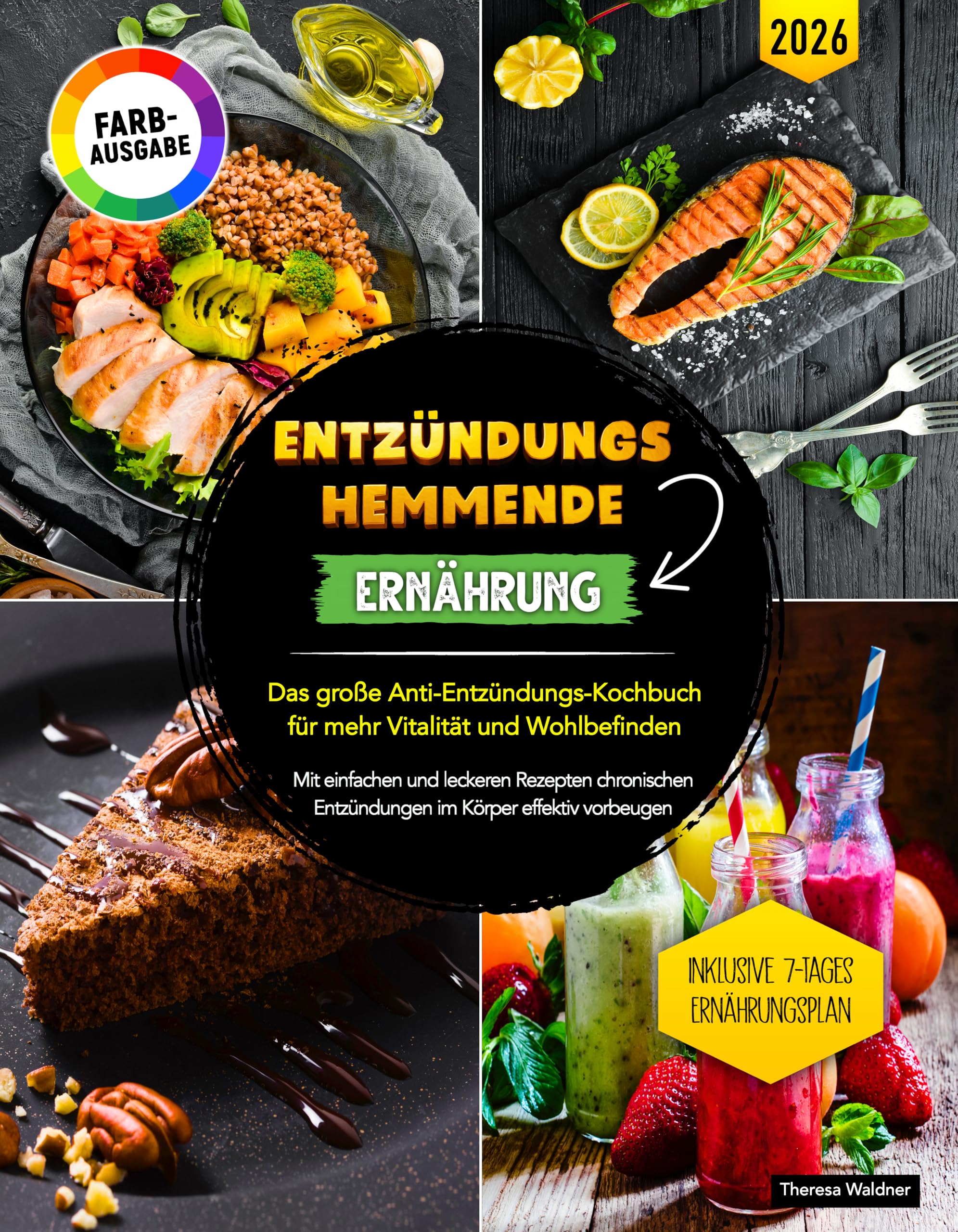 Entzündungshemmende Ernährung: Das große Anti-Entzündungs-Kochbuch für mehr Vitalität und Wohlbefinden | Mit einfachen und leckeren Rezepten Bauchfett reduzieren und das Immunsystem stärken Sheet Music