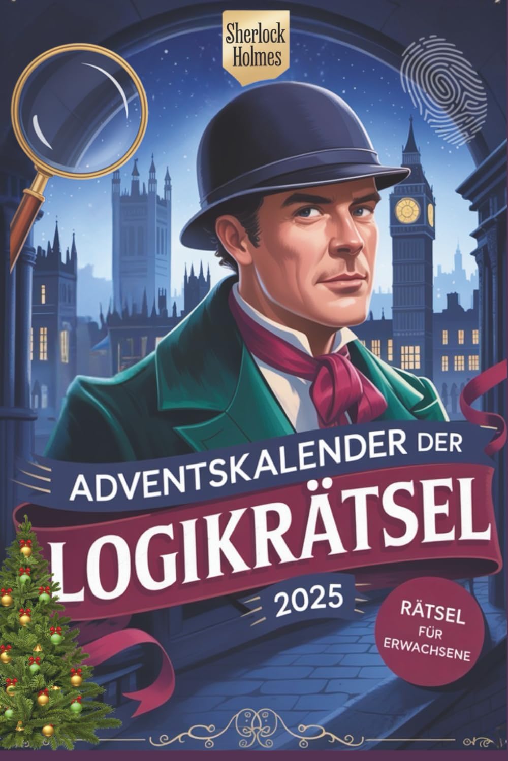 Sherlock Rätsel-Adventskalender: Nur mittelschwere Rätsel | Fesselndes Gehirnjogging & Gedächtnistraining mit hochwertigen Logikrätseln (Sherlock Rätselbuch) Film, Art & Culture