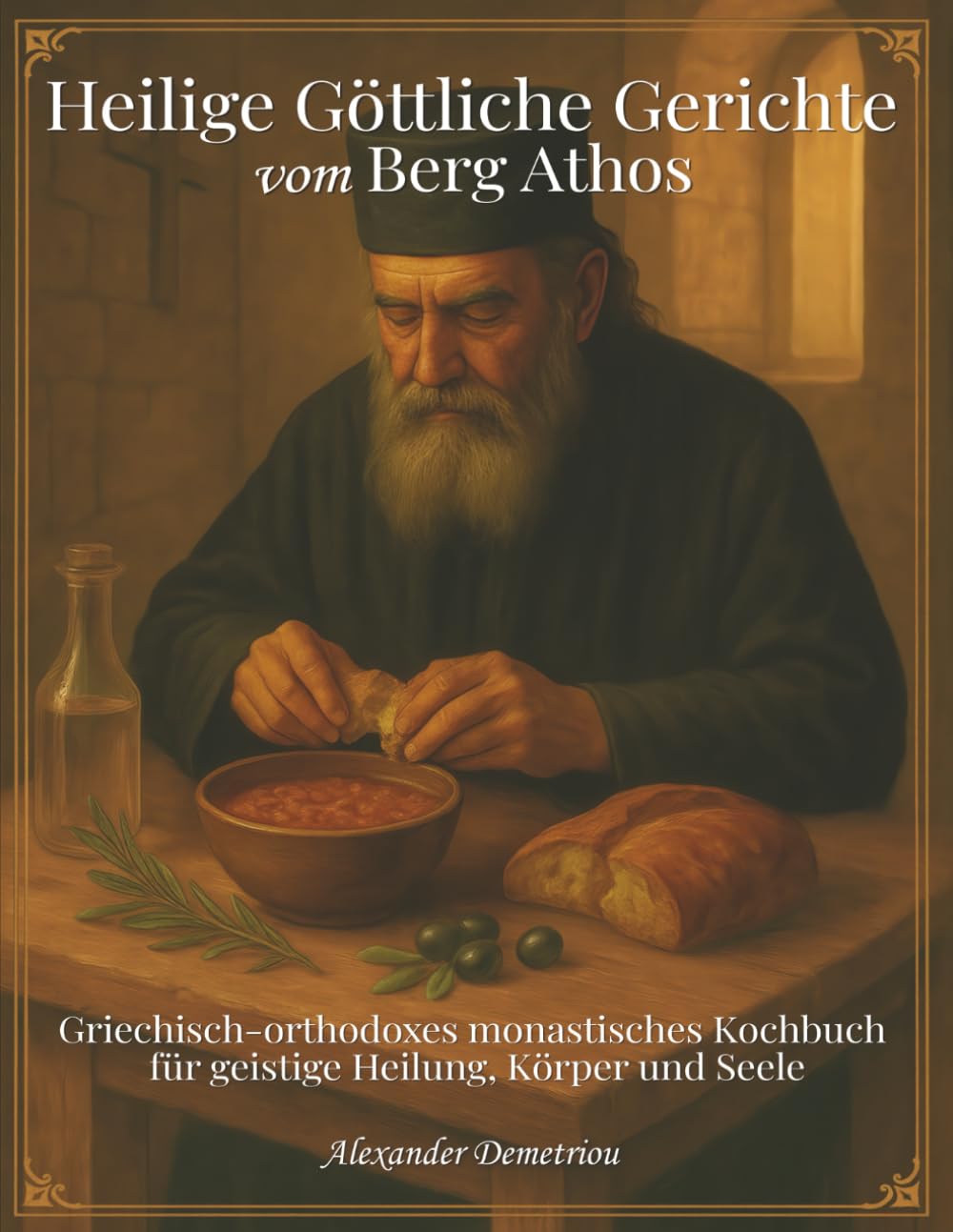 Heilige Göttliche Gerichte vom Berg Athos: Griechisch-Orthodoxes Klosterkochbuch Traditionelle Fastenrezepte und einfache mediterrane Gerichte für geistige Heilung, Körper und Seele Cooking & Enjoying