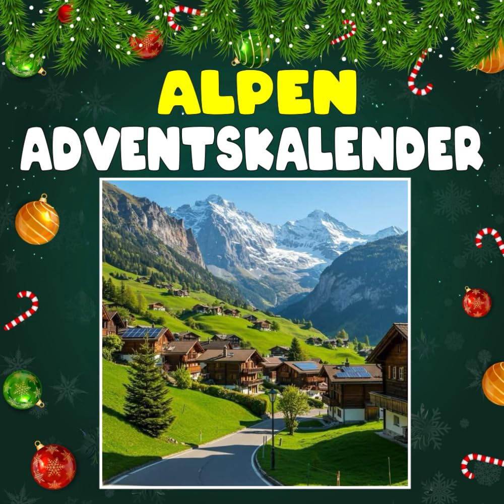 Alpen Adventskalender: Mit 24 Bildern und faszinierenden Fakten über die Alpen, ihre atemberaubende Natur, geheimnisvollen Orte und die Menschen, die in dieser einzigartigen Bergwelt leben Lifestyle