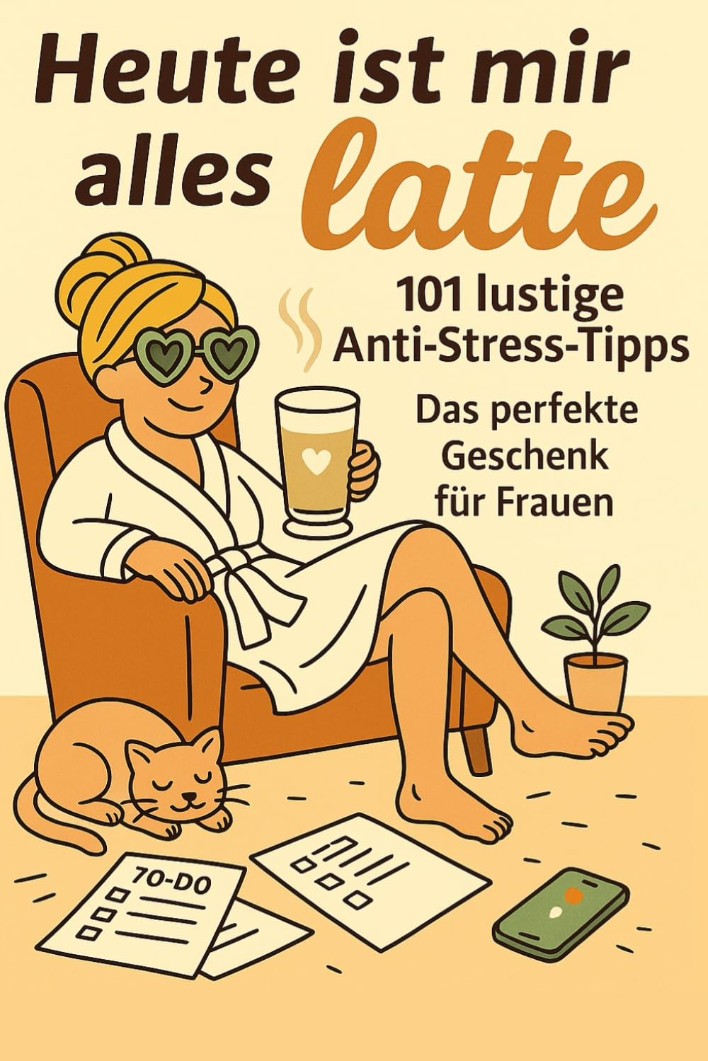 Heute ist mir alles Latte – 101 lustige Anti-Stress-Tipps: Das perfekte Geschenk für Frauen, die genug leisten, zu viel denken und einfach mal Pause brauchen Humour & Satire