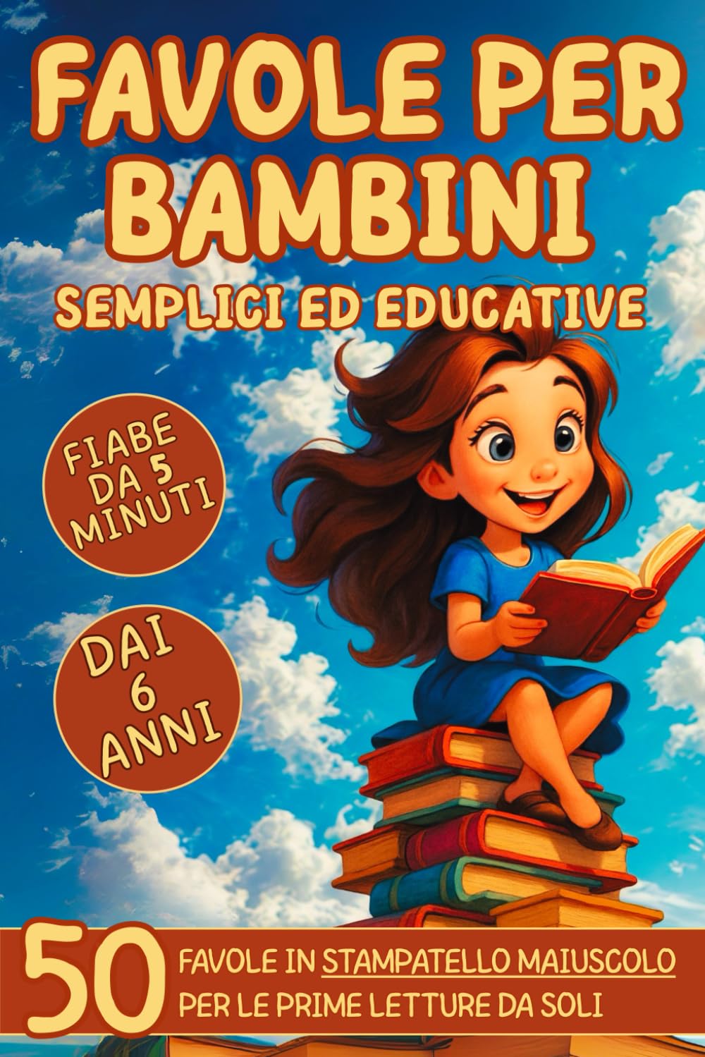 Favole Per Bambini: 50 Brevi Storie Educative in Stampatello Maiuscolo per Bambini dai 6 anni book