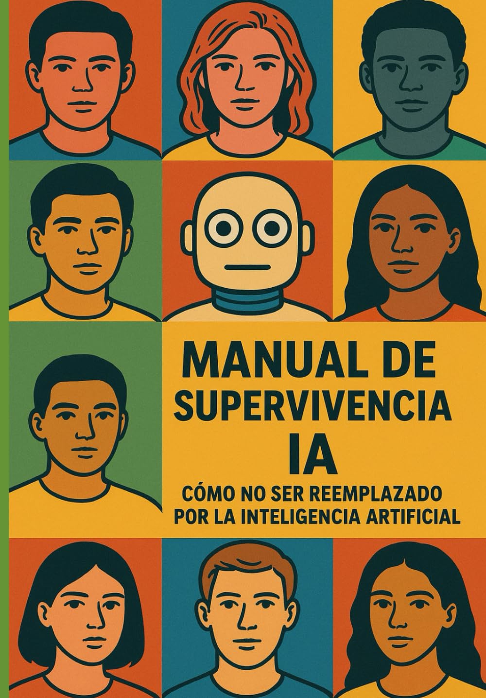 MANUAL DE SUPERVIVENCIA IA: Cómo No Ser Reemplazado por la Inteligencia Artificial (Y Mantener Tu Trabajo Sin Morir en el Intento) book