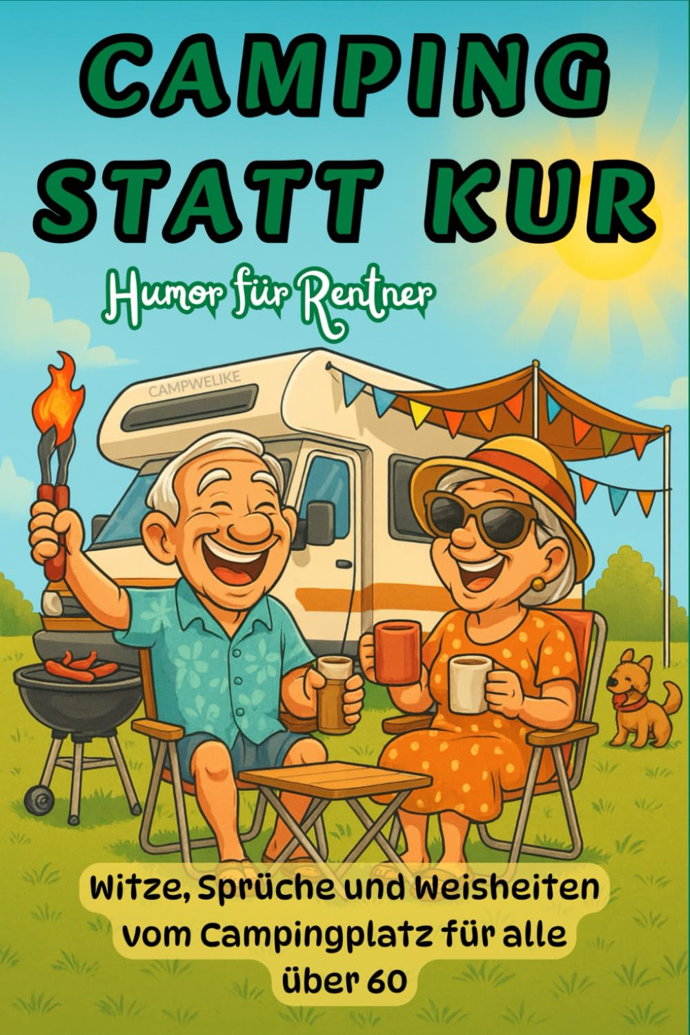 Camping statt Kur – Humor für Rentner: Witze, Sprüche und Weisheiten vom Campingplatz, für alle über 60 Manga