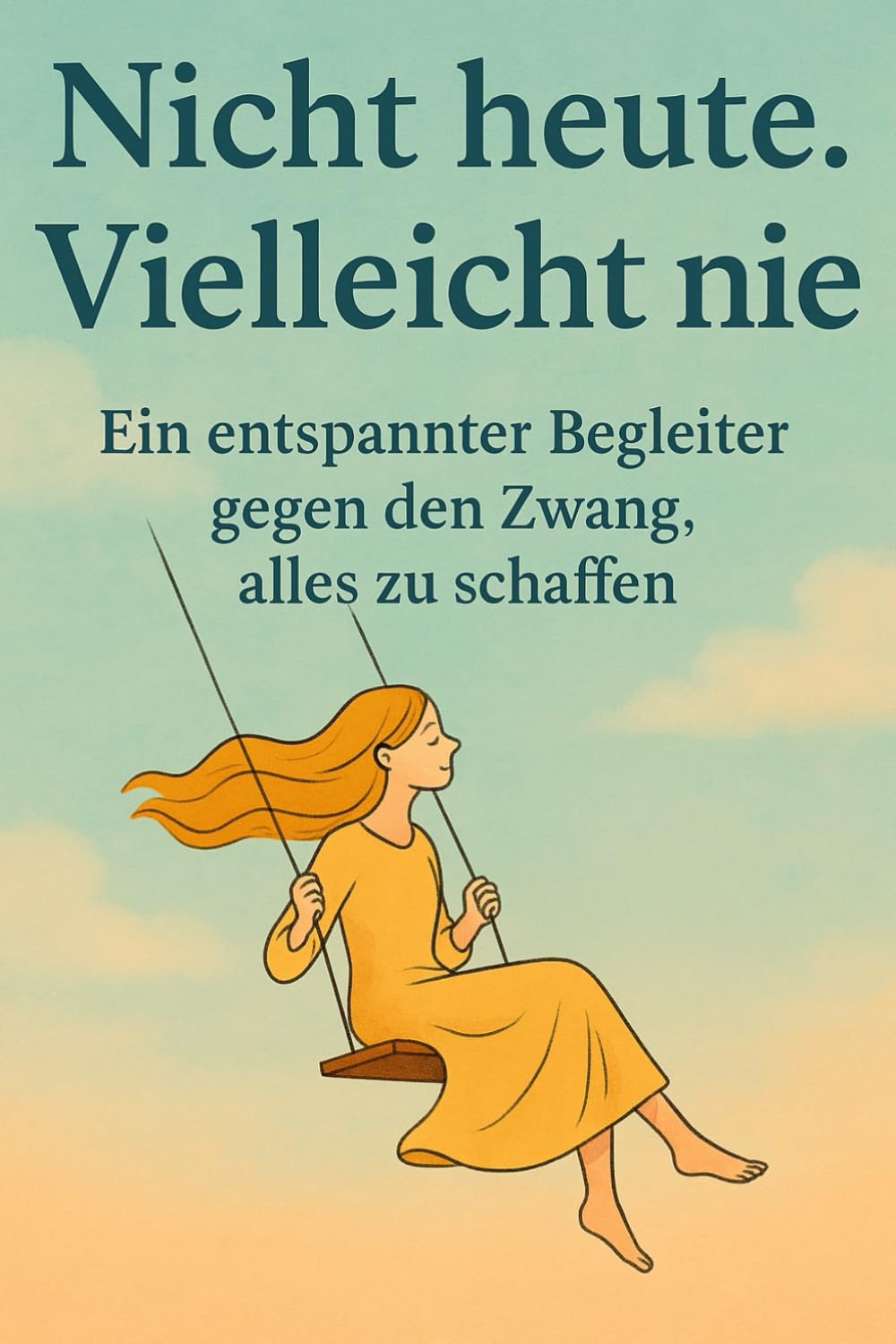 Nicht heute. Vielleicht nie: Ein entspannter Begleiter gegen den Zwang, alles zu schaffen. Ein Geschenk für Frauen, die wieder mehr fühlen wollen – ... für dich. Achtsamkeit statt Overthinking. Lifestyle