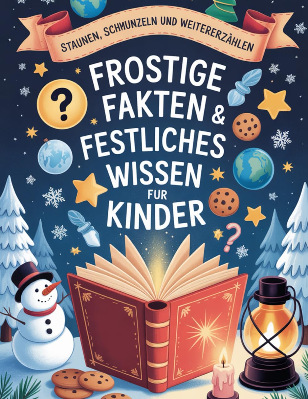 Frostige Fakten & festliches Wissen für Kinder: Krasse Fakten & unnützes Wissen - Staunen, Schmunzeln und Weitererzählen - Klugscheißer Buch Winter & Weihnachten Parents & Children