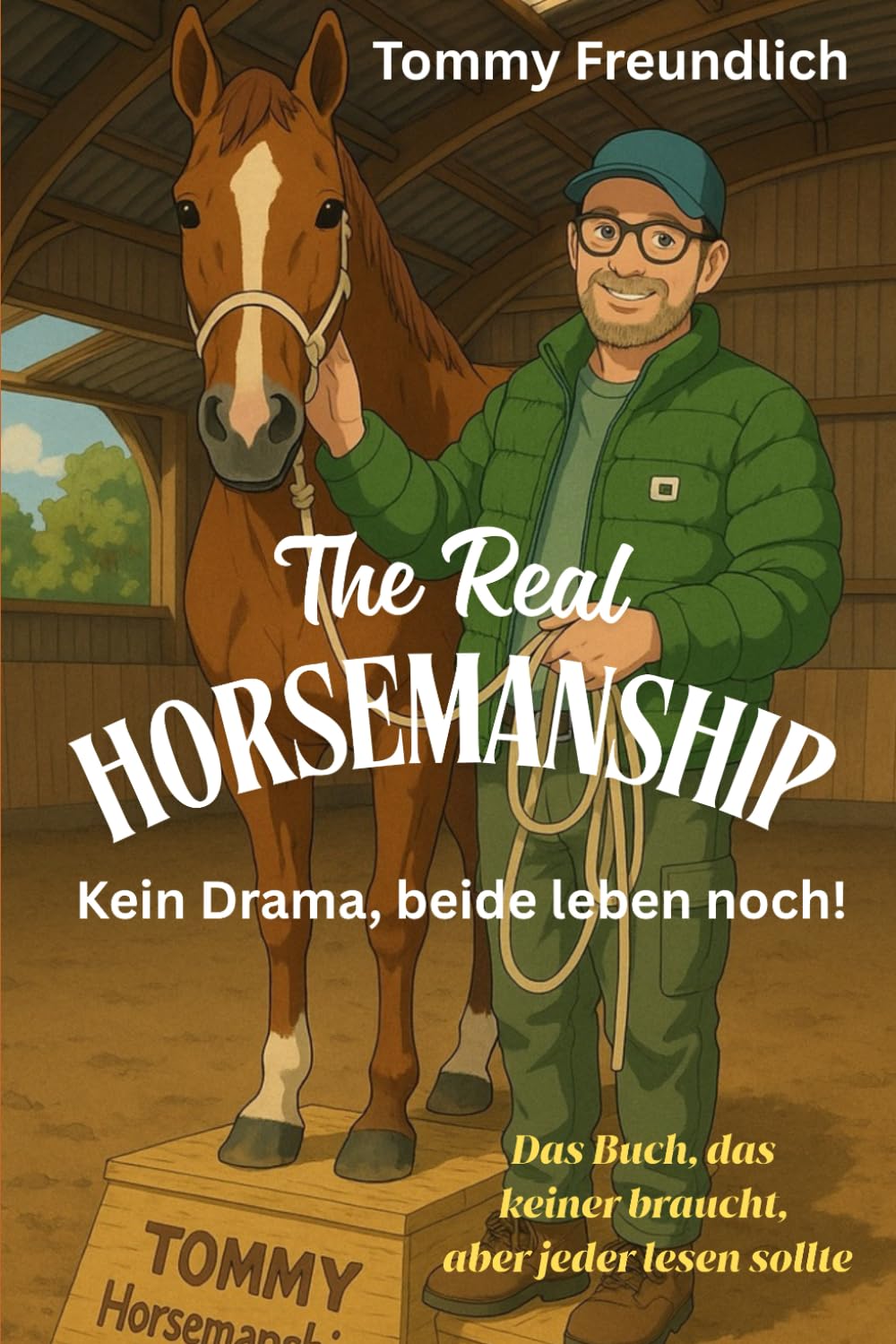The Real Horsemanship Kein Drama, beide leben noch!: Ein Buch das keiner braucht, aber jeder lesen sollte! Das ideale Geschenk für Pferdemenschen! Sports