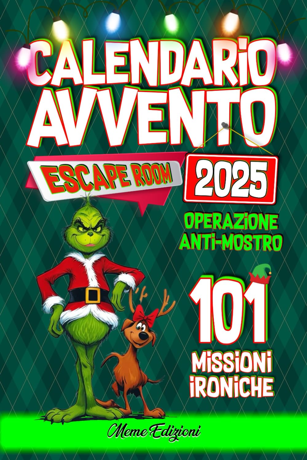 Calendario Avvento 2025 Uomo – Escape Room | Operazione Anti-Mostro: 24 Giorni, 101 Sfide ASN: Enigmi, Rompicapi e Finale Col Botto Lifestyle