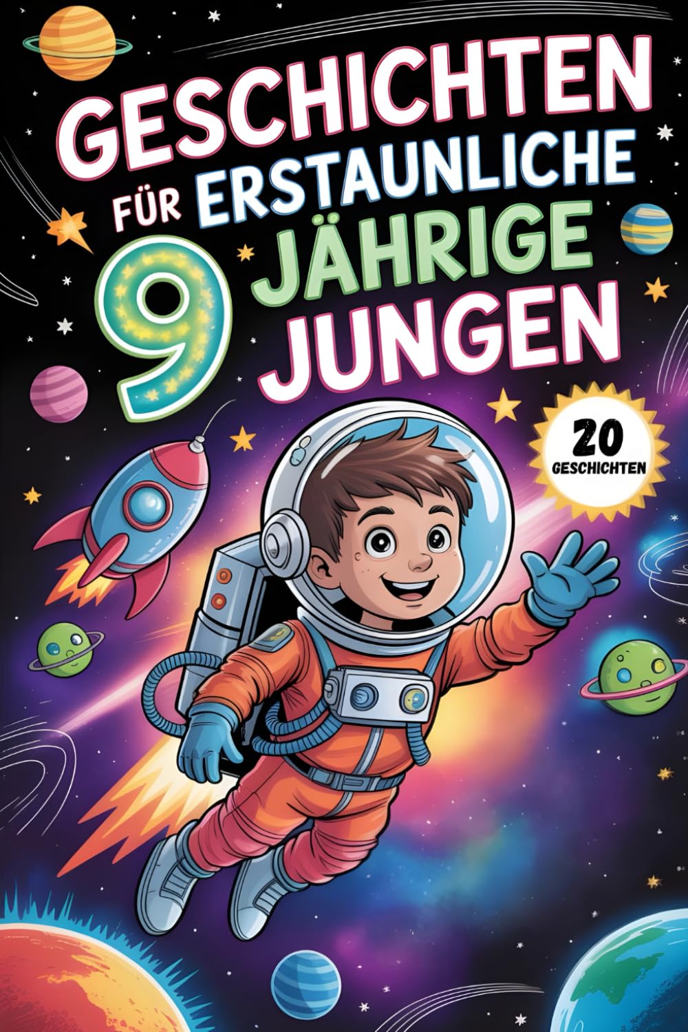 Geschichten Für Erstaunliche 9 Jährige Jungen: 20 Erzählungen Über Abenteuer Und Freundschaft, Die Kinder Dazu Inspirieren, Mutig, Stark Und Kreativ Zu Sein Non-fiction