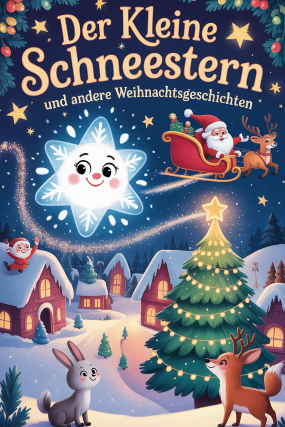 Der kleine Schneestern und andere Weihnachtsgeschichten – Mit liebevollen Ausmalbildern: 10 herzerwärmende Gutenachtgeschichten für Kinder ab 3 Jahren ... Freundschaft & Weihnachtszauber erleben book
