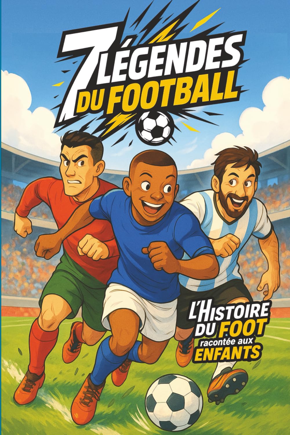 7 légendes du Football : L'histoire du foot racontée aux enfants: Des histoires courtes, inspirantes et faciles à lire, pour les enfants qui rêvent de devenir les champions de demain. book