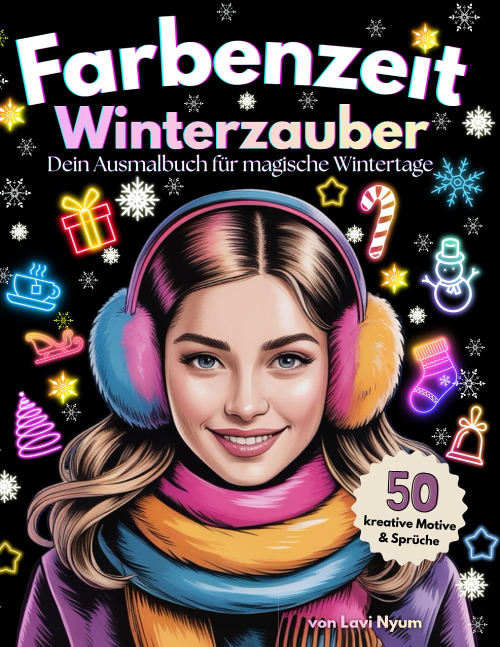 Farbenzeit Winterzauber Dein Ausmalbuch für magische Wintertage: 50 winterliche Ausmalmotive & inspirierende Sprüche | elegante Szenen | Fashion ... | für Mädchen ab 10 Jahre und Jugendliche Film, Art & Culture