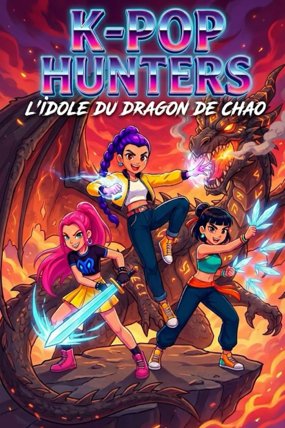 K-POP HUNTERS – L’IDOLE DU DRAGON DE CHAO: Une épopée urbaine de démons, de musique et de magie où s’allume la Flamme Ancestrale du destin. book