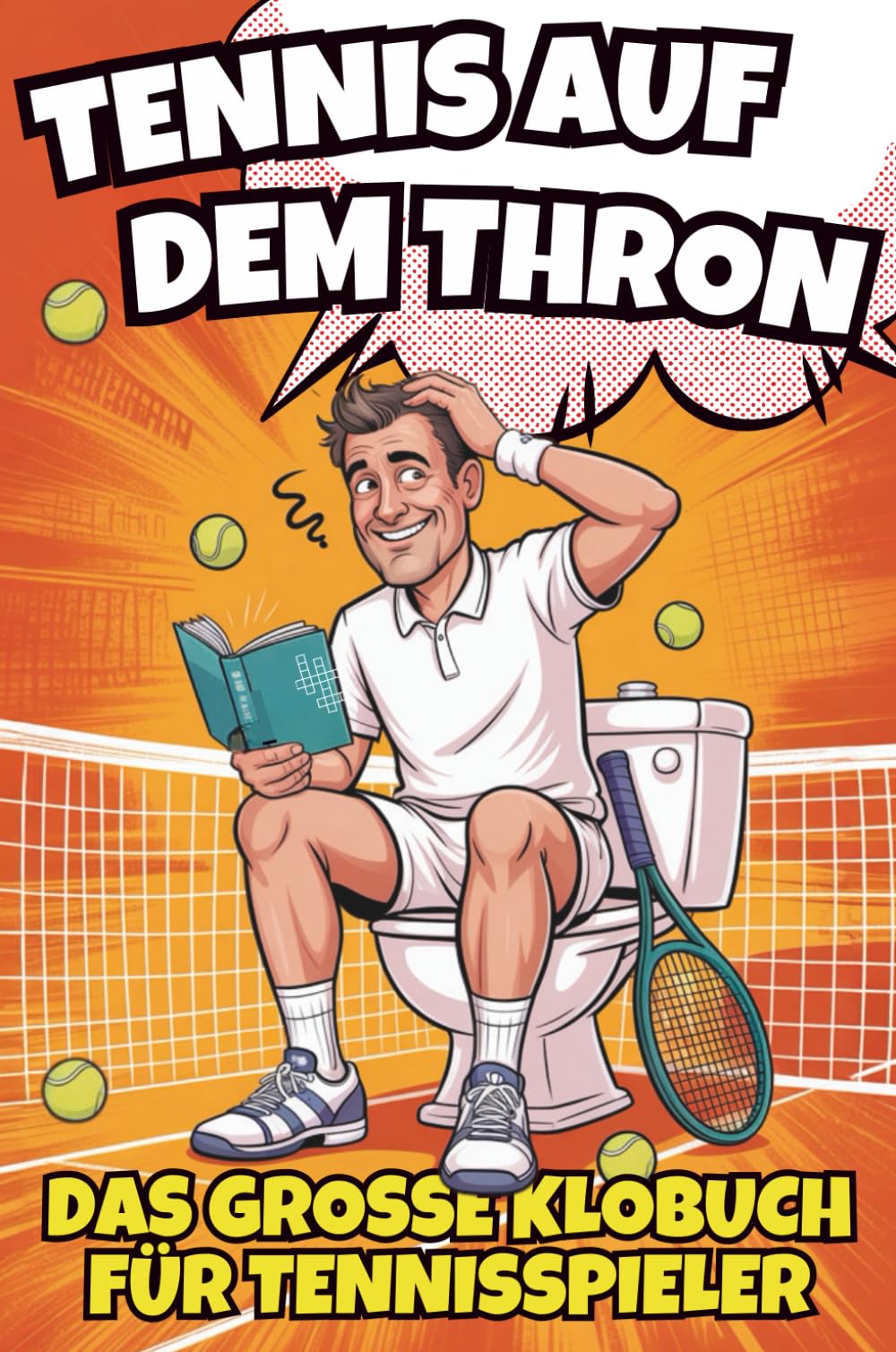 Tennis auf dem Thron - Das große Klobuch für Tennisspieler. Das witzige Geschenkbuch voller Tennisausreden, Rätsel & Fun Facts – das perfekte Geschenk für alle Tennisliebhaber Sports Books