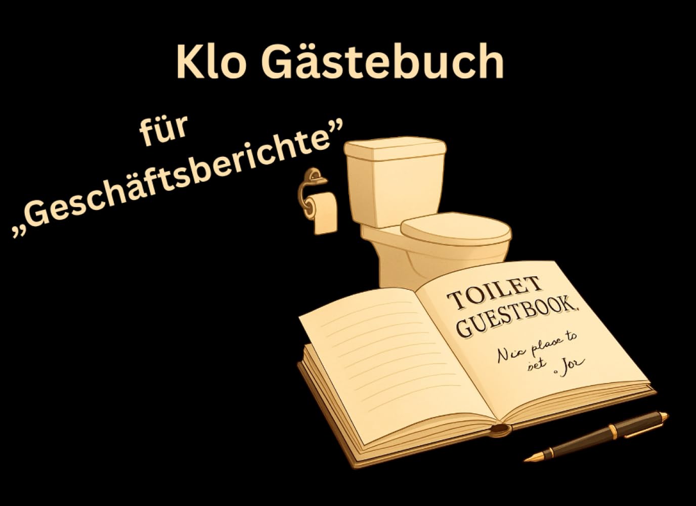 Klo Gästebuch: für „Geschäftsberichte" book
