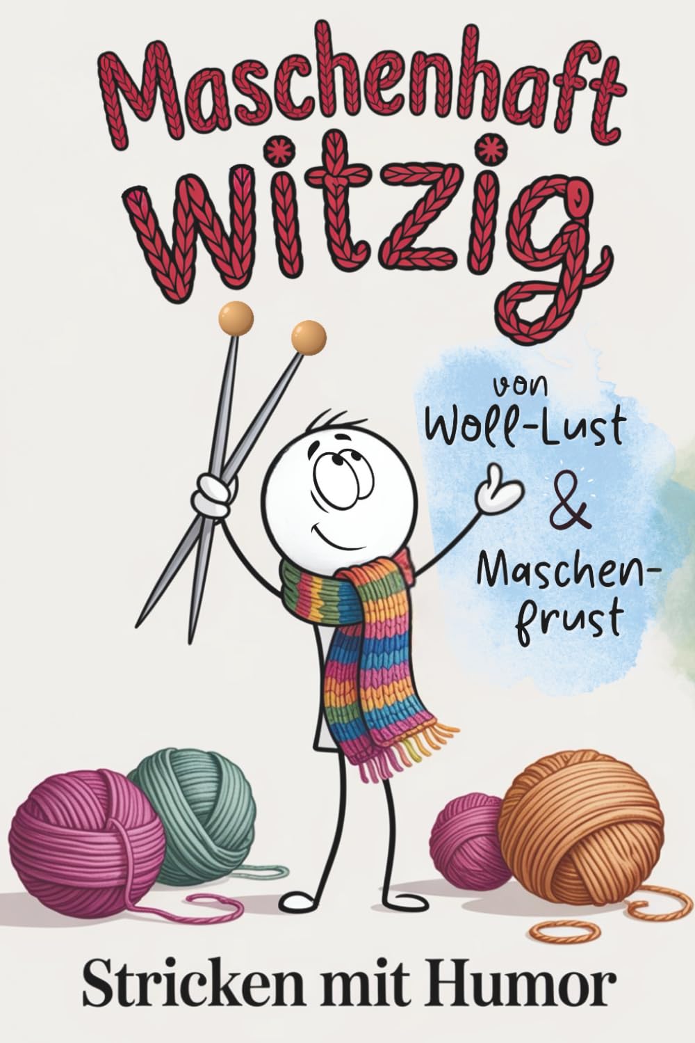 Stricken mit Humor - Maschenhaft witzig: von Woll-Lust und Maschenfrust | Strickbuch als lustiges Geschenk für Strickfans Lifestyle