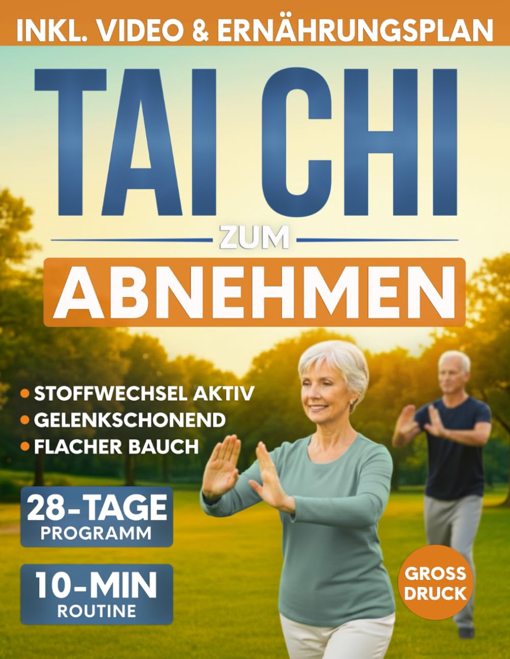Tai Chi zum Abnehmen: Das 28-Tage-Programm, um den Stoffwechsel in Schwung zu bringen und Bauchfett zu reduzieren | Tägliche 10-Minuten-Routine mit einfachen, gelenkschonenden Übungen Leisure, Home & Garden