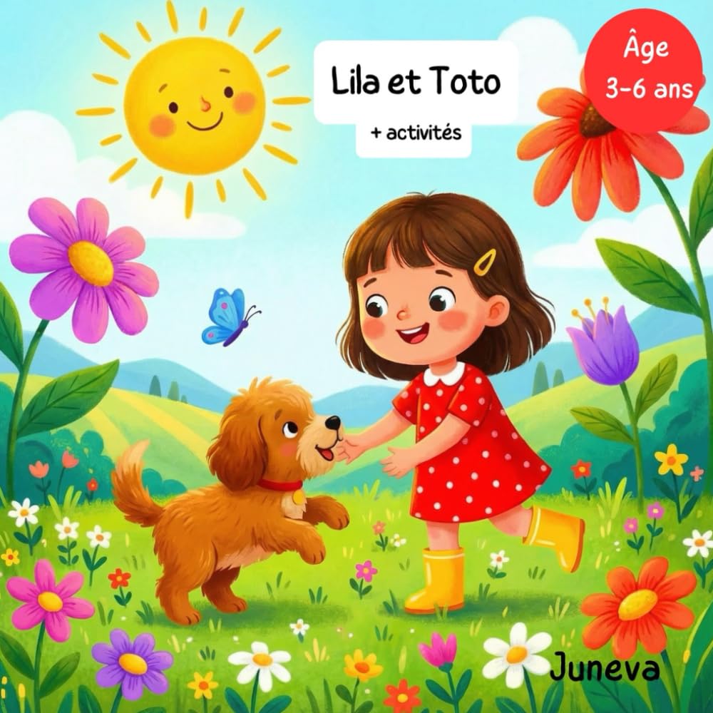 Lila et Toto: livre éducatif sur le respect du chien book