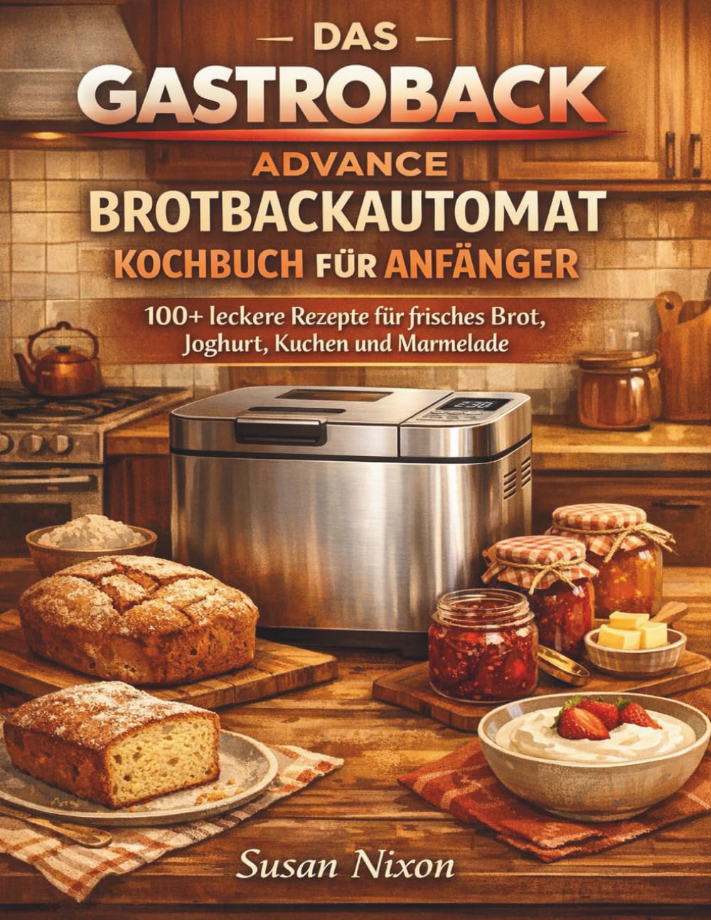 DAS GASTROBACK ADVANCE BROTBACKAUTOMAT KOCHBUCH FÜR ANFÄNGER: 100+ leckere Rezepte für frisches Brot, Joghurt, Kuchen und Marmelade Cooking & Enjoying