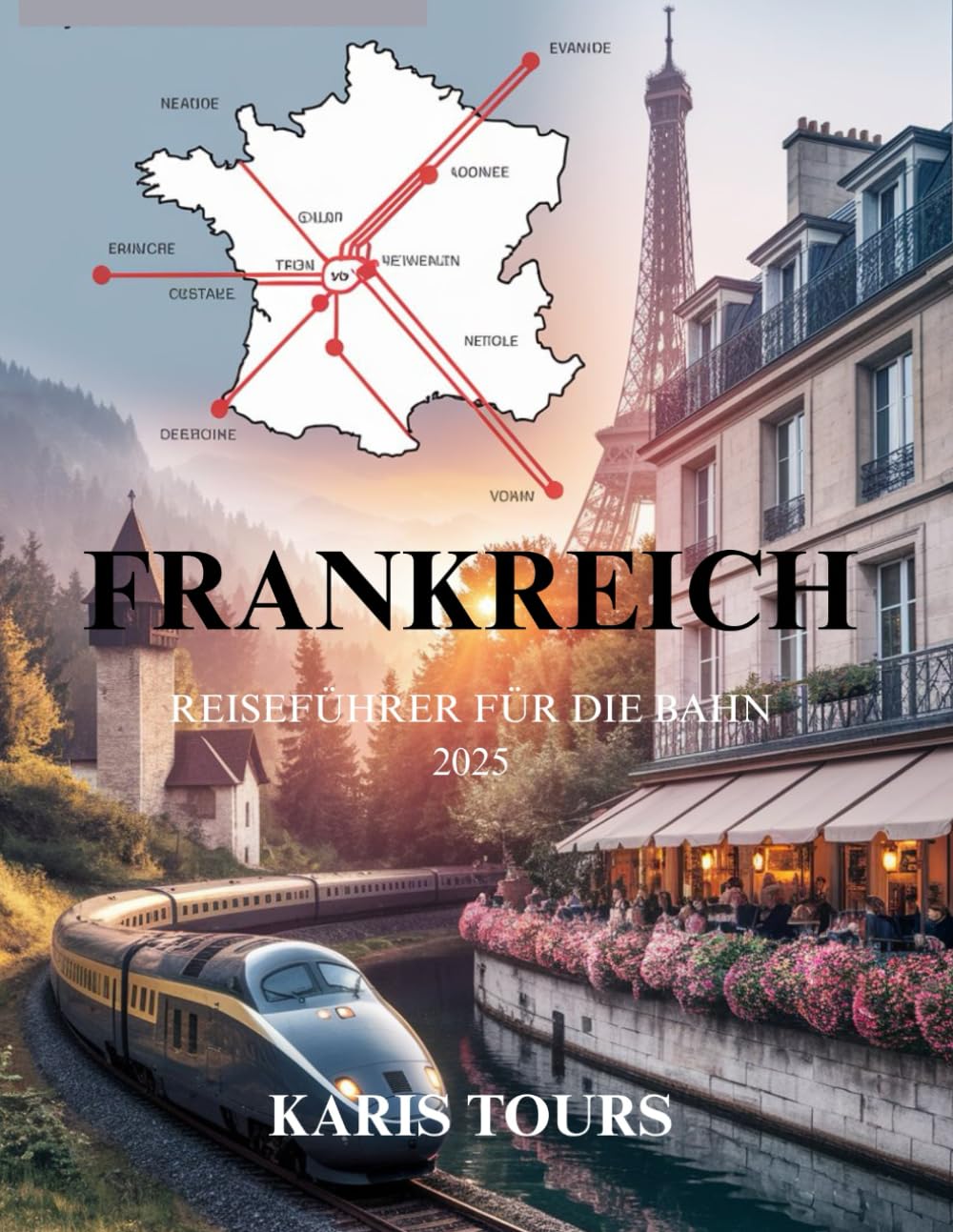 FRANKREICH REISEFÜHRER FÜR DIE BAHN 2025: Entdecken Sie berühmte Routen, versteckte Schätze, lokale Küche, kulturelle Festivals, malerische Reisen und zeitlose französische Abenteuer Travel Guides