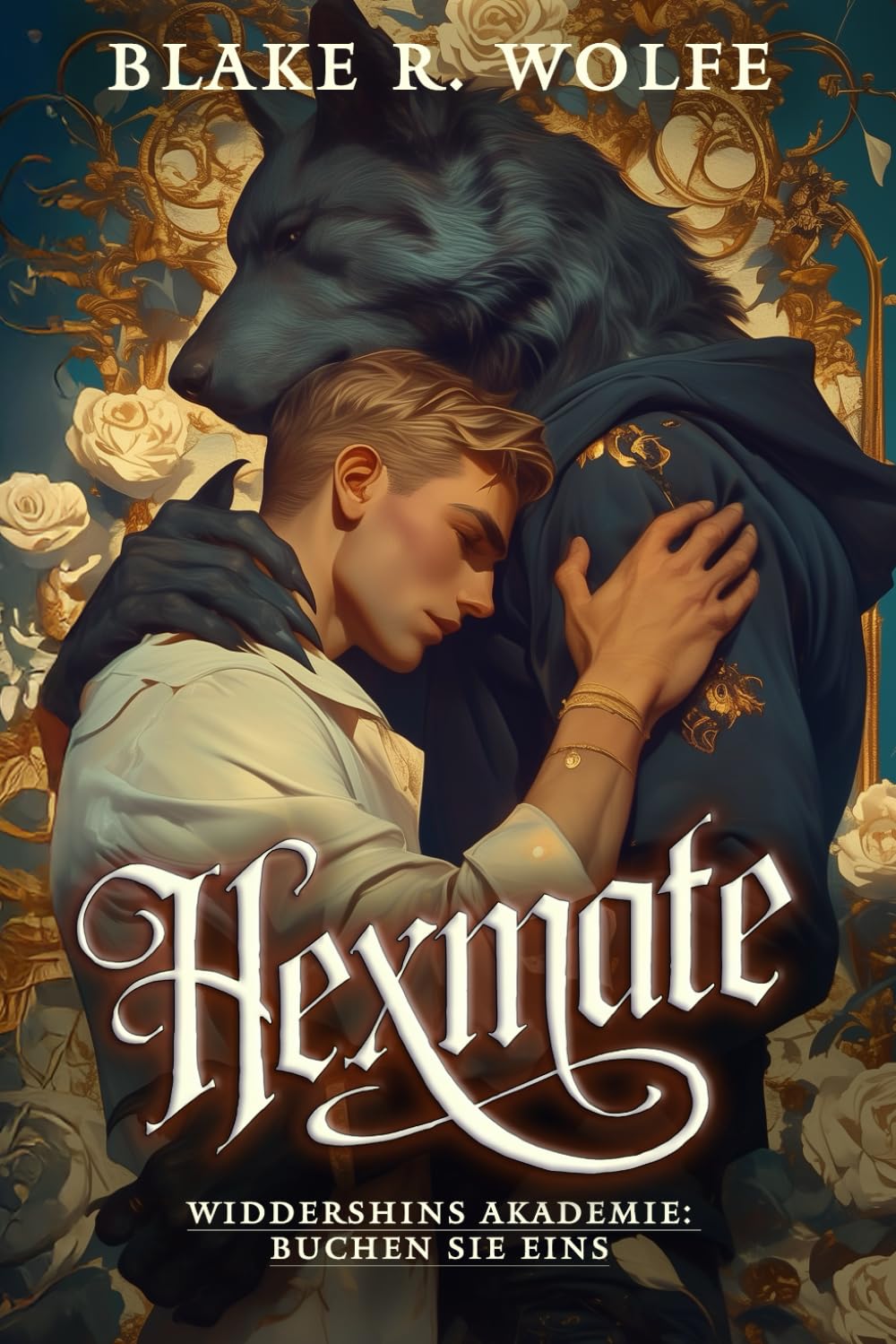 Hexmate (deutsche Version): Eine schwule Gestaltwandler-Romanze der Paranormal Academy (Widdershins Akademie, Band 1) LGBTQ+
