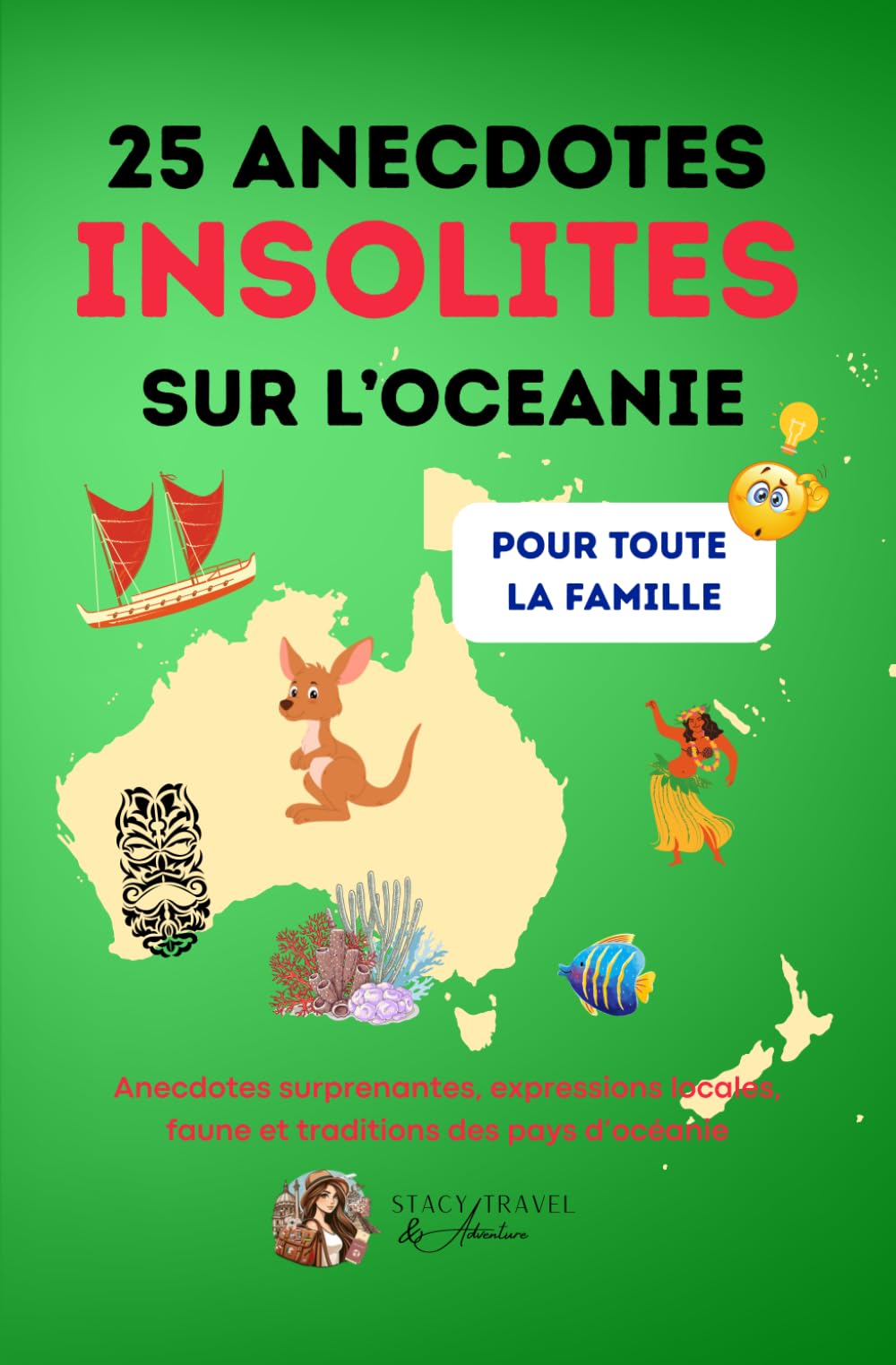 25 Anecdotes insolites OCÉANIE: FORMAT POCHE: Culture générale pour les enfants et adultes - Le saviez-vous ? Géographie book